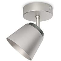 Philips myLiving Dender - Barra de focos- LED- 1 luz- cepillado- iluminación interior- luz blanca cálida- IP20- color…
